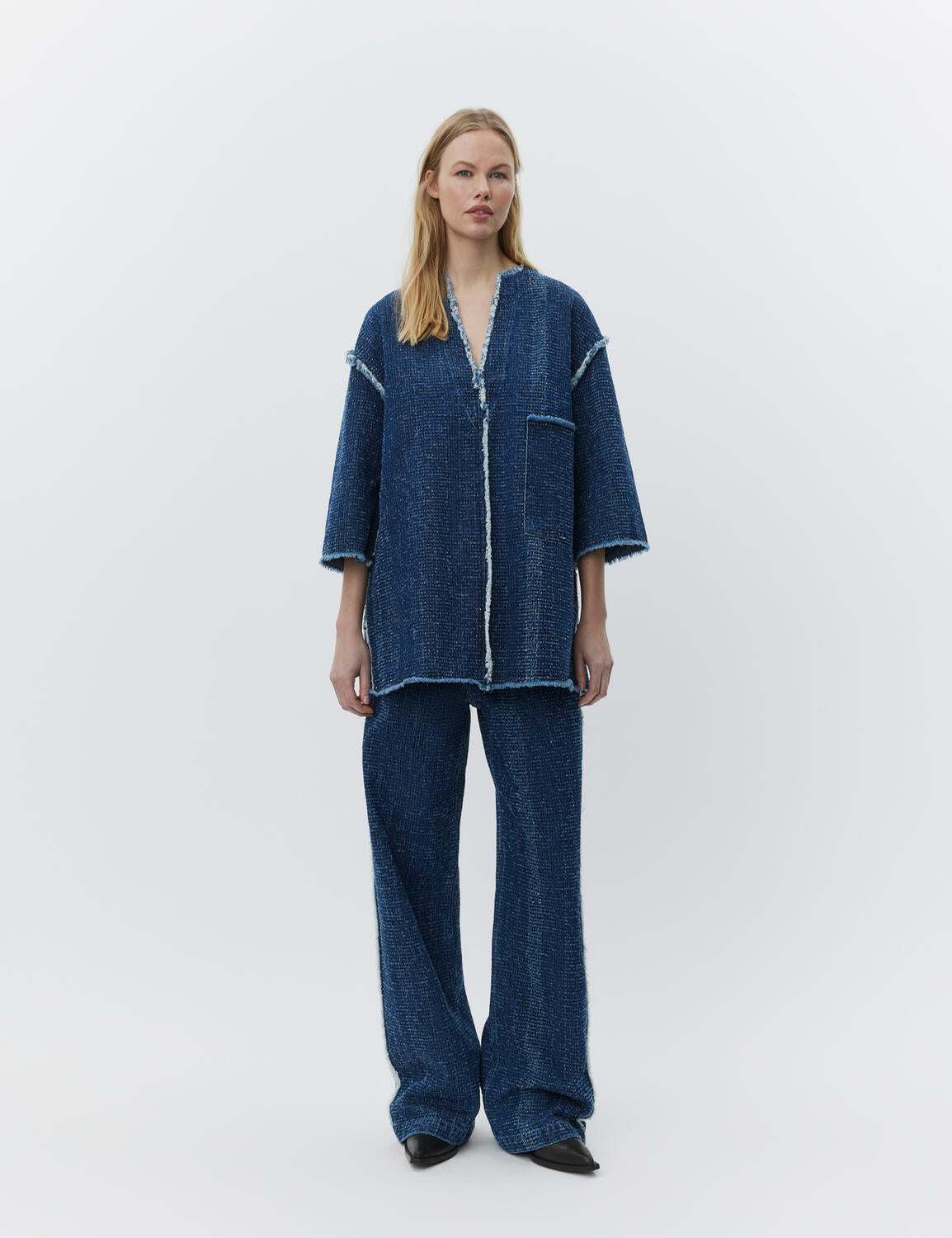 Katrin Punch denimskjorte - Peacoat